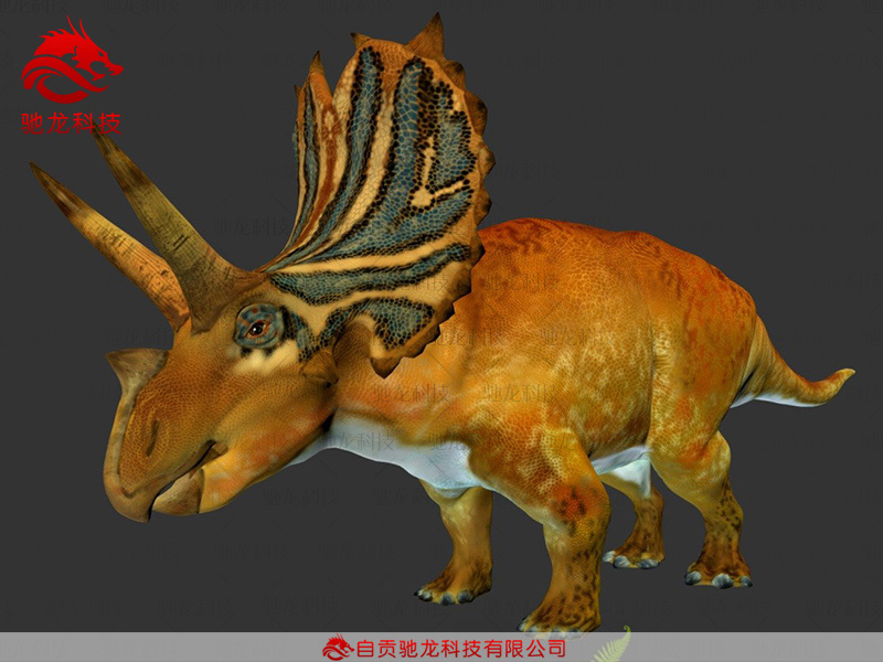 仿真恐龍制作阿古哈角龍Agujaceratops