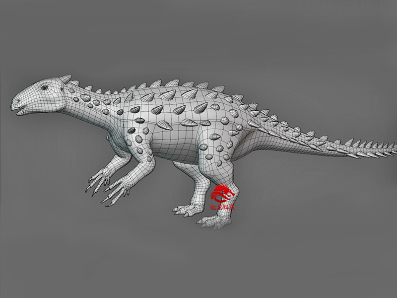 仿真恐龍模型_大地龍Tatisaurus三維模型(圖2)