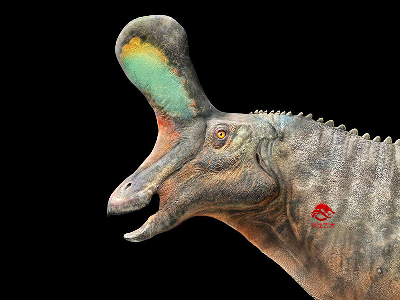 仿真恐龍制作_青島龍Tsintaosaurus模型(圖1)