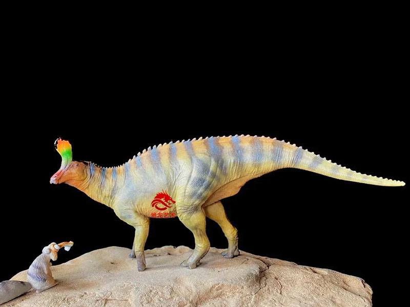 仿真恐龍制作_青島龍Tsintaosaurus模型(圖3)